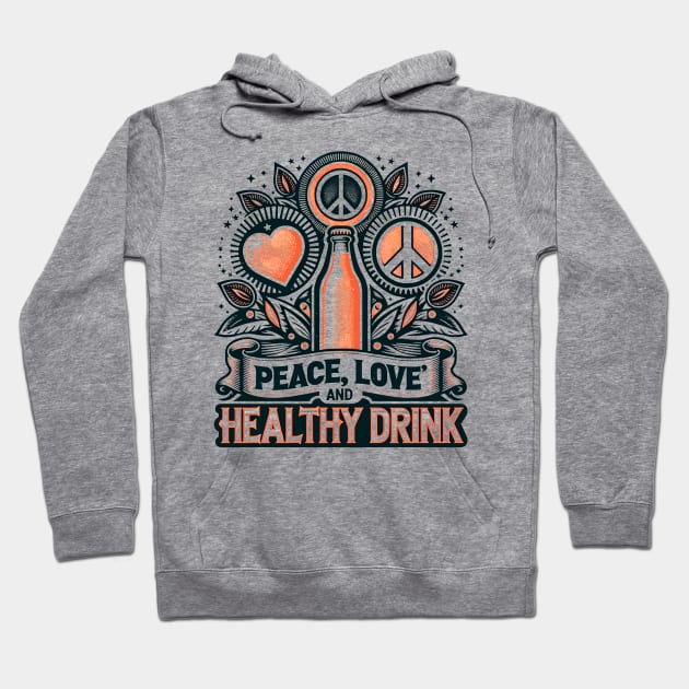 Peace, Love, Kombucha 2 Hoodie by EternalEntity